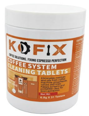 COFFEE SYSTEM CLEANING TABLET – KOFIX (Thermoplan) 6g