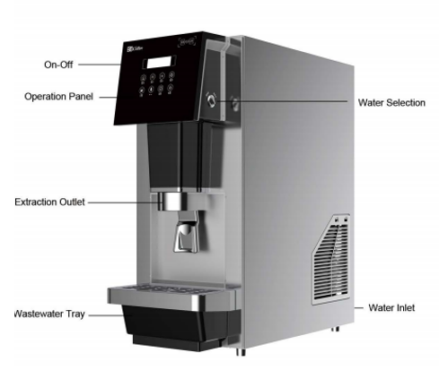 KOFIX Stainless Steel Ice Dispenser (40-50kg/day)