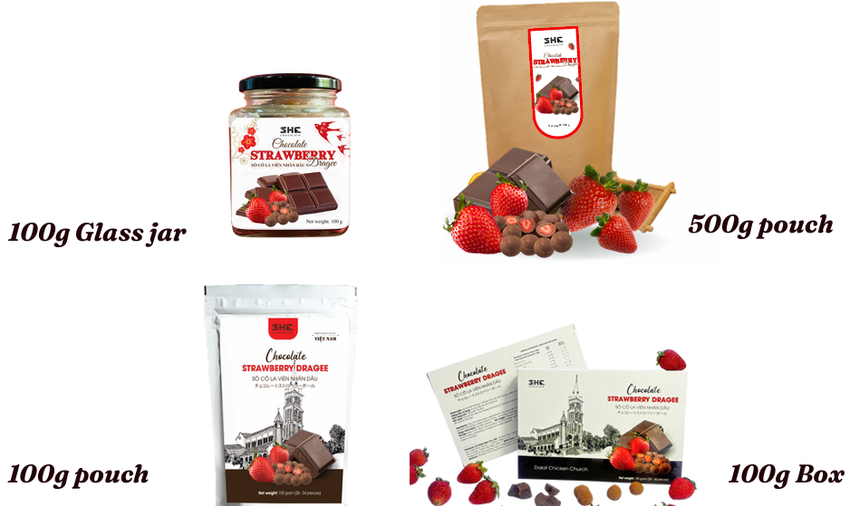 Da Lat Strawberry Chocolate Dragee